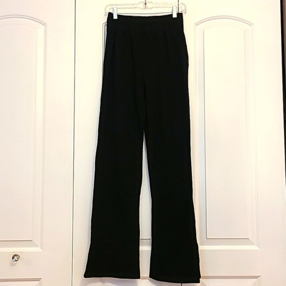 N:Philanthropy Black wide Leg Sweat Pant NWT Women's Size Small
